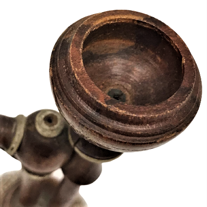 AHŞAP EL TORNASINDA EL İŞLEMELİ EL YAPIM  MİNİ CUBUK NARGİLE TAKIMI