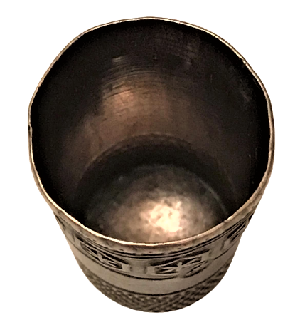 OSMANLI DAMGALI GÜMÜŞ DİKİŞ TERZİ YÜKSÜK 