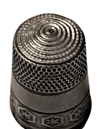 OSMANLI DAMGALI GÜMÜŞ DİKİŞ TERZİ YÜKSÜK 