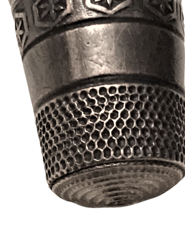 OSMANLI DAMGALI GÜMÜŞ DİKİŞ TERZİ YÜKSÜK 