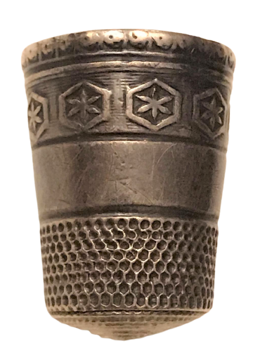 OSMANLI DAMGALI GÜMÜŞ DİKİŞ TERZİ YÜKSÜK 