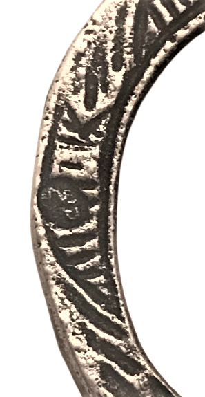 OSMANLI DAMGALI CİFT ISTAKA ÜZERİ KALEM İŞ KENDİ ALTIN  AGIZLI BARDAKLARIYLA