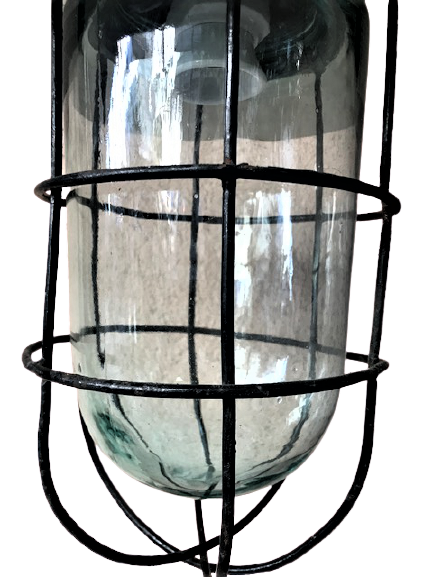 EL MET 220 VOLT MEKANİK SANAYİ TİPİ FANUS CAM DIŞ KORUMA METAL GÖVDE DIŞ MEKAN ENDÜSTRİYE AYDINLATMA