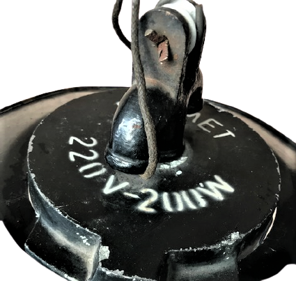 EL MET 220 VOLT MEKANİK SANAYİ TİPİ FANUS CAM DIŞ KORUMA METAL GÖVDE DIŞ MEKAN ENDÜSTRİYE AYDINLATMA