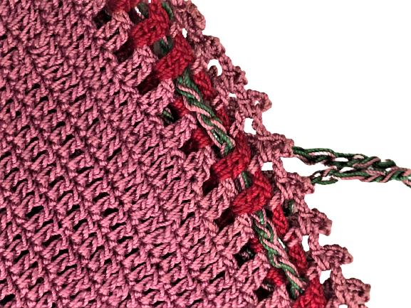 OSMANLI KESE EL İŞLEMELİ EL YAPIM  PEMBE AGIRLIKLI PARA KESE Sİ  BOYU 11 CM ENİ 8 CM