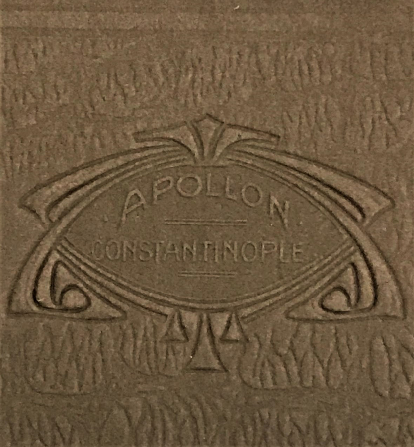 OSMANLI SUTUDYO KABİN  CEKİM  FOTOGRAF APOLLON CONSTANTİNOPLE