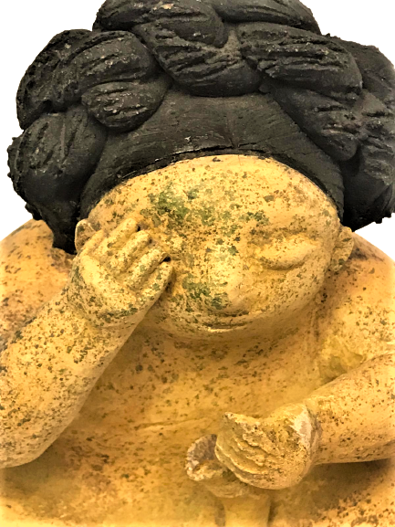 ANADOLU ANALI KIZLI FIRINLANMIŞ PİŞMİŞ TOPRAKDAN TERRACOTTA ORJİNAL