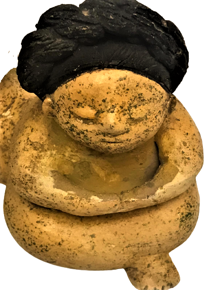 ANADOLU ANALI KIZLI FIRINLANMIŞ PİŞMİŞ TOPRAKDAN TERRACOTTA ORJİNAL