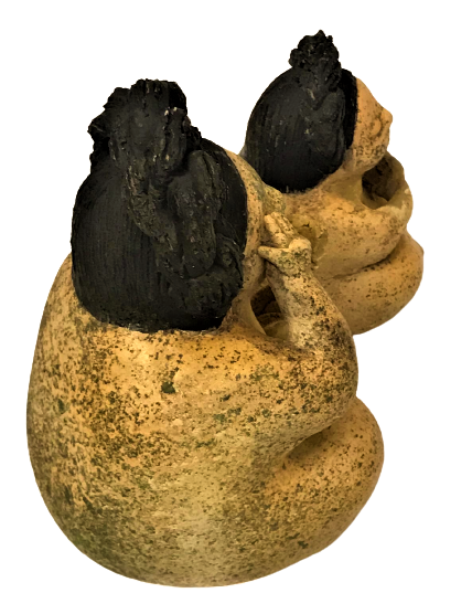 ANADOLU ANALI KIZLI FIRINLANMIŞ PİŞMİŞ TOPRAKDAN TERRACOTTA ORJİNAL