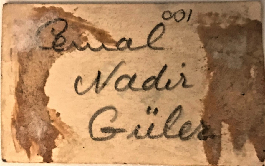 KARİKATÜRİST CEMAL NADİR GÜLER VESİKALIK FOTOGRAFI BİR YERDEN SÖKÜLMÜŞ FOTOGRAFI NADİRDİR