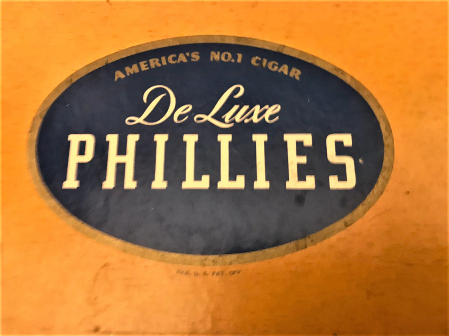 DE LUXE PHILLIES 25 ADETLİK AHŞAP KAPAKLI PURO KUTUSU