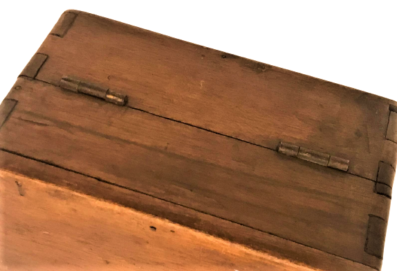 OSMANLI CİFT TARAFLI MENTEŞELİ KIYMETLİ EŞYA SAKLAMA KUTUSU 