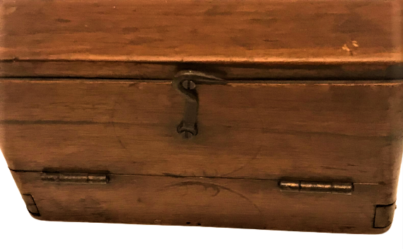 OSMANLI CİFT TARAFLI MENTEŞELİ KIYMETLİ EŞYA SAKLAMA KUTUSU 