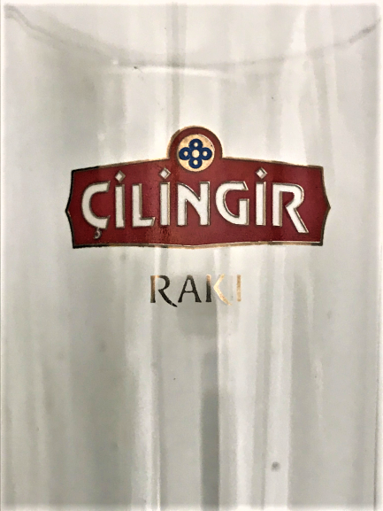 1 ADET CAM CİLİNGİR RAKI REKLAMLI RAKI BARDAGI
