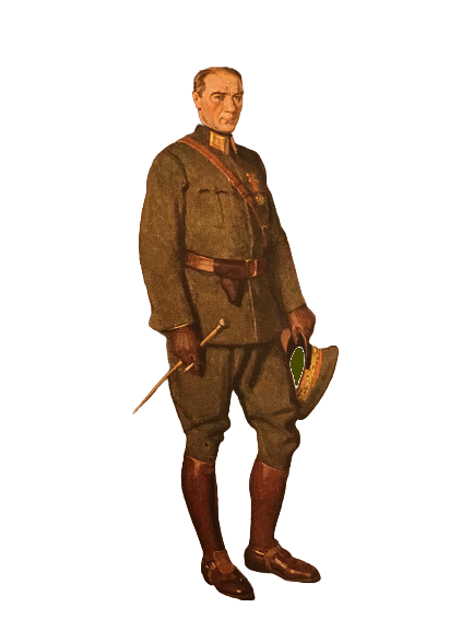 16 SUBAT 1925 TC TAYYARE CEMİYETİNİN CIKARDIGI ATATÜRK KARTPOSTAL