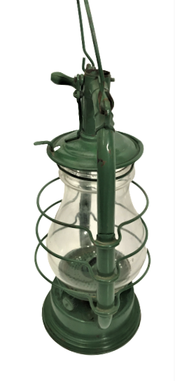 FEUERHAND NR 423 GERMANY  D.R.G.M  CAMLI FİTİLLİ GAZ YAGI LAMBASI 1920 