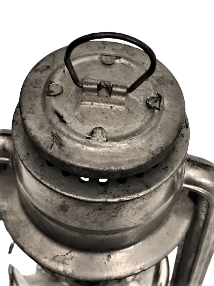 GAZ YAGI PARAFİN İLE METAL TAŞIMA KULPLU CAMLI CALIŞAN FİTİLLİ LAMBA FENER