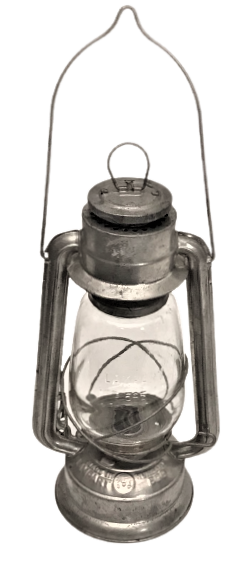 GAZ YAGI PARAFİN İLE METAL TAŞIMA KULPLU CAMLI CALIŞAN FİTİLLİ LAMBA FENER