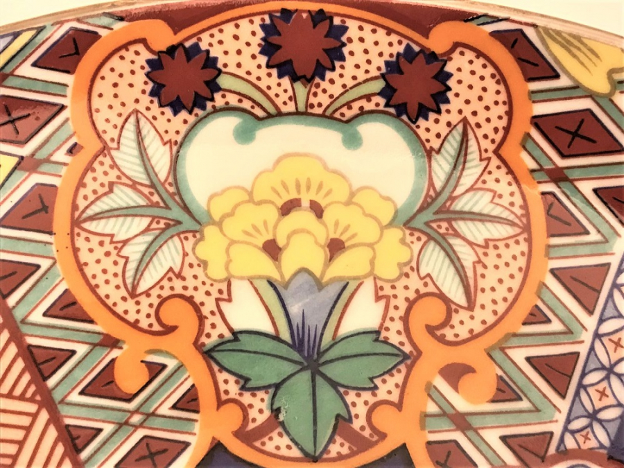 IMARI WARE JAPAN PORSELEN DUVAR TABAK 18 YÜZYIL COK RENKLİ 