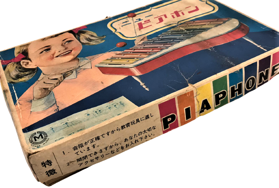 NEW PIAPHONE TRADE F.M.T. MARK MADE İN JAPAN OYUNCAK VURMALI PİANO