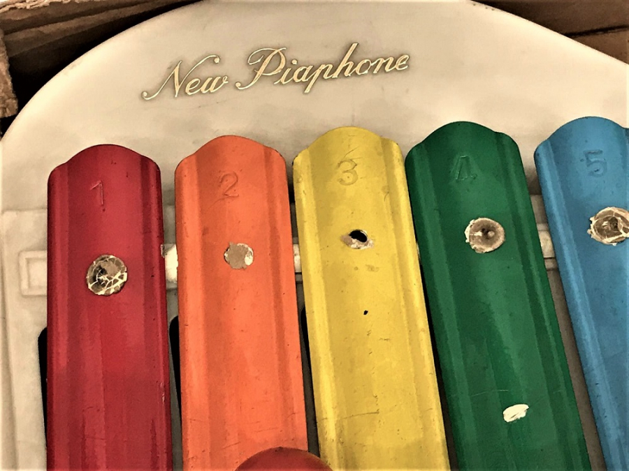 NEW PIAPHONE TRADE F.M.T. MARK MADE İN JAPAN OYUNCAK VURMALI PİANO