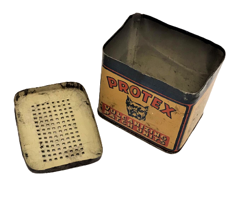 1950 PROTEX VULCANIZING PATCH UNITS KAPAGI TÖRPÜ LASTİK TAMİR TAKIMI KUTUSU