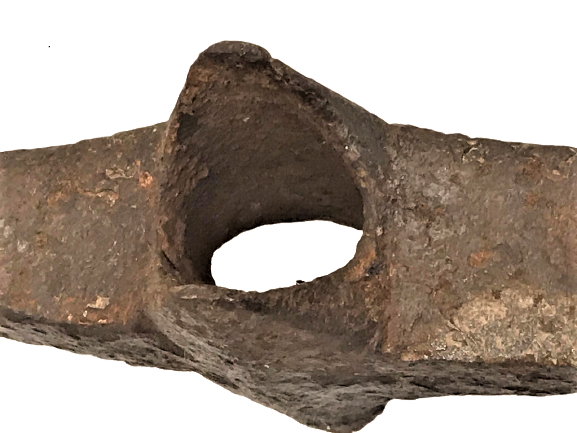 OSMANLI TULUMBACILARIN  KULLANDIGI SICAK DOGME  CELİK ÜZERİ EL İŞLEME  KULLANDIGI  BALTA