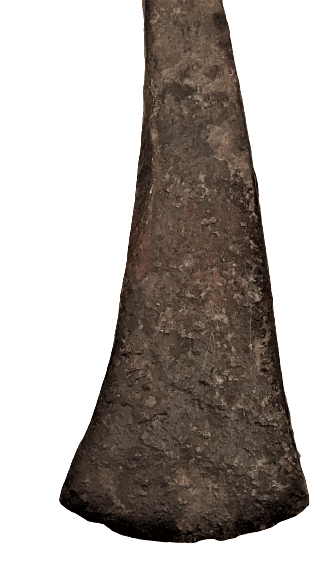 OSMANLI TULUMBACILARIN  KULLANDIGI SICAK DOGME  CELİK ÜZERİ EL İŞLEME  KULLANDIGI  BALTA