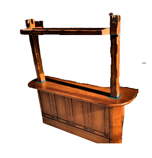 KOMPLE MASİF DOLAPLI ÖZEL TASARIM  EL YAPIMI AMERİKAN BAR 