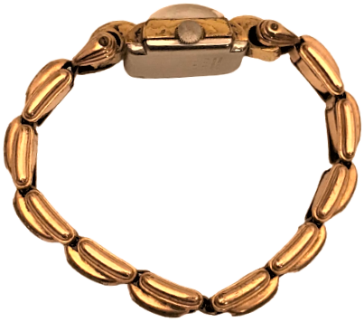 NACAR CERTINU SWISS ALTIN KAPLAMA KURMALI BAYAN KOL SAATİ