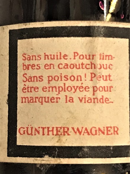 ENCRE TAMPON PELİKAN NOİRE CAM ŞİŞEDE SİYAH BAKALİT KAPKLI ISTANBA MÜREKKEBİ