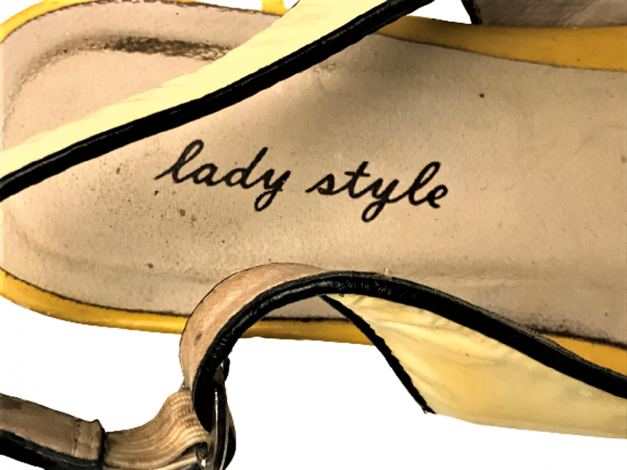 1960 YILLAR RETRO LADY STYLE COK RENKLİ MANTAR TOPUKLU BAYAN AYAKKABISI