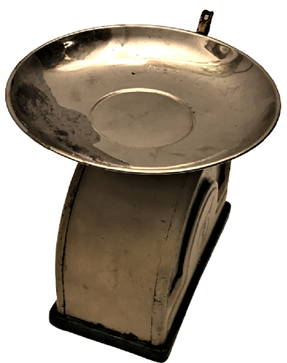 1950 İNGİLİZ 10 KG TARTABİLEN MEKANİK KEFELİ KOPLE METAL İBRELİ KADRANLI TERAZİ