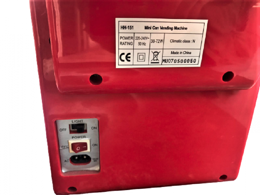 COCA COLA VERDİNG MACHİNE CAN KIRMIZI KUTU İÇECEK OTOMAT SOUTUCULU BUZ DOLAP