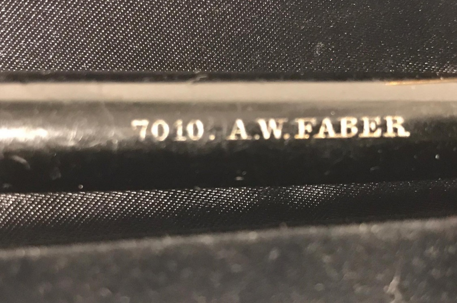 7010. A.W. FABER OSMANLI PAZARINA YAPILMIŞ AHŞAP METAL DEİŞEBİLEN UC DİVİT FABER