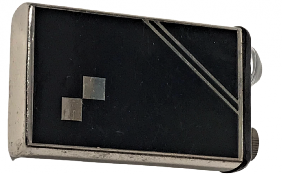 GÜMÜZ ÜZERİ SİYAH MİNELİ CEPDE TAŞINAN MERCEKLİ FENER