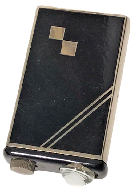 GÜMÜZ ÜZERİ SİYAH MİNELİ CEPDE TAŞINAN MERCEKLİ FENER