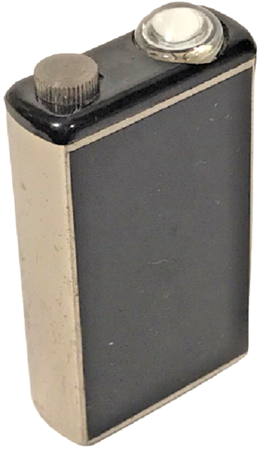 GÜMÜZ ÜZERİ SİYAH MİNELİ CEPDE TAŞINAN MERCEKLİ FENER