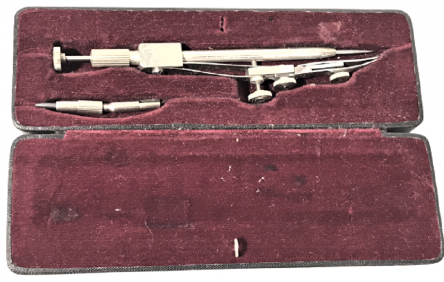 1930 ALMAN PRECİSİON RİCHTER & CO  ORJİNAL KUTUSUNDA PERGEL SETİ