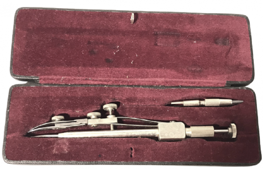 1930 ALMAN PRECİSİON RİCHTER & CO  ORJİNAL KUTUSUNDA PERGEL SETİ