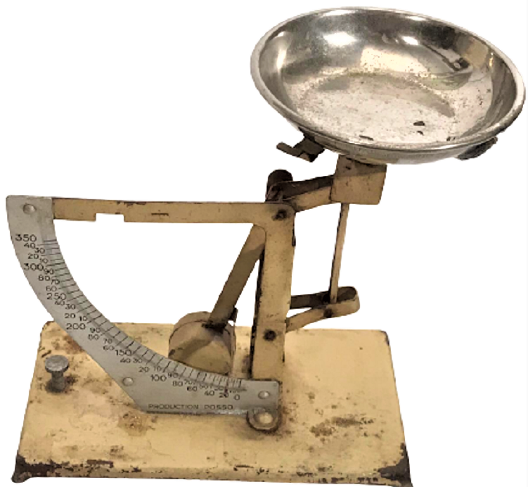 PRODUCTİON POSSO 350 GR POSTA TERAZİ KOMPLE METAL GÖSTERGE SKALALI