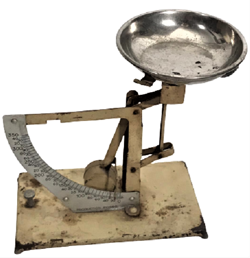 PRODUCTİON POSSO 350 GR POSTA TERAZİ KOMPLE METAL GÖSTERGE SKALALI