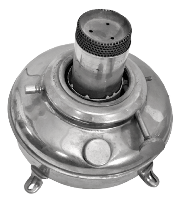 1940 IRAN GAZLA CALIŞAN  PİRİNC NIKEL KAPLAMA EKSİKSİZ METAL SEMAVER