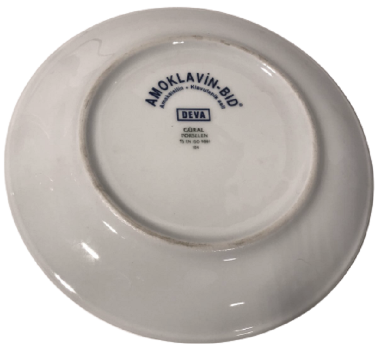 AMOKLOVIN BID EL BOYAMA PORSELEN TABAK DEVA İLAC SAN GURAL PORSELEN TARAFINDAN YAPILMIŞ