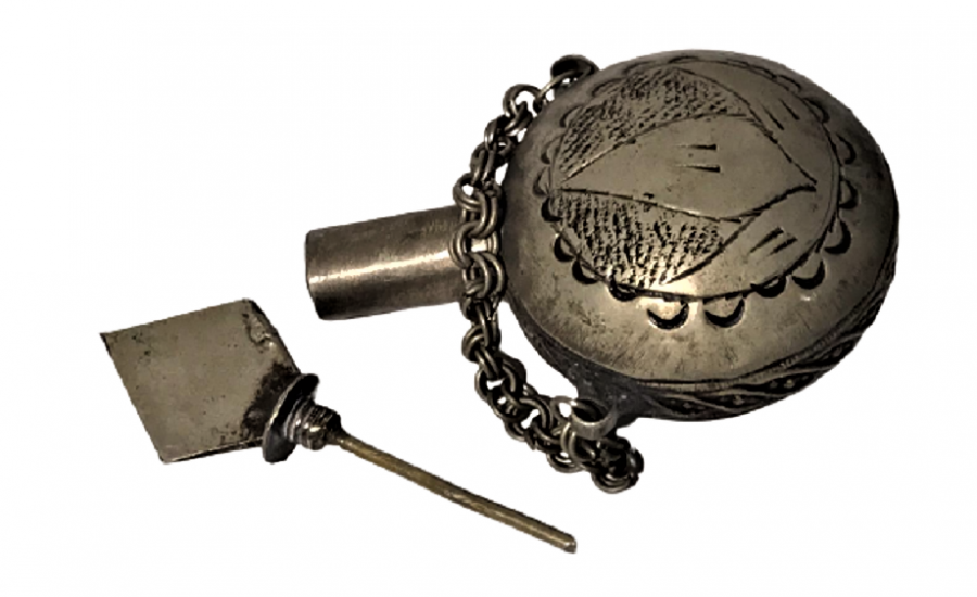 OSMANLI DÜŞÜK AYAR RASTIK SÜRMEDEN ÜZERİ KALEM İŞ 