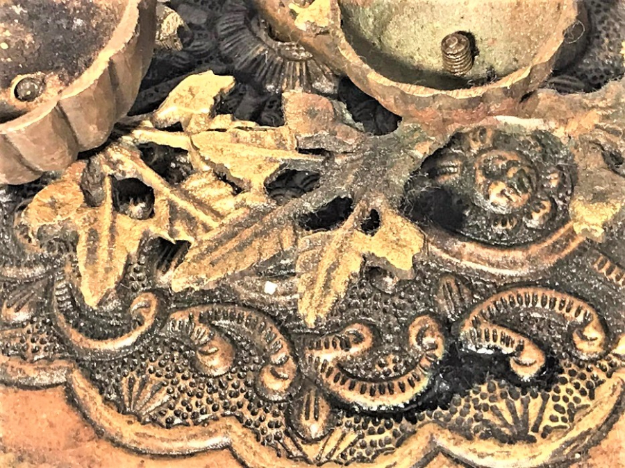 OSMANLI SULEYMANİYE CİFT KAPAKLI KOZALAK TEPELERİ HİHAL KAPAKLI CİFT GÖZ BUHURDAN  TAMAMEN EL İŞİ