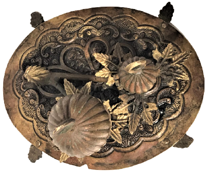 OSMANLI SULEYMANİYE CİFT KAPAKLI KOZALAK TEPELERİ HİHAL KAPAKLI CİFT GÖZ BUHURDAN  TAMAMEN EL İŞİ