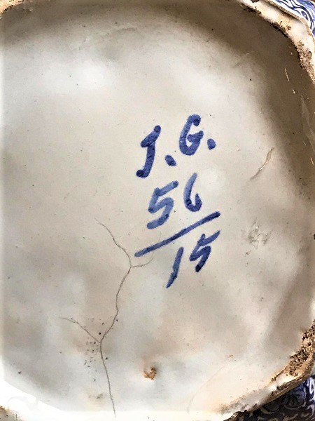 CİN HANEDAN KUTSAL ÇİFT VAZO 16 YÜZYIL 60 CM BOY KAPAKLI EL İŞİ BLUE WHITE J.G 56/15