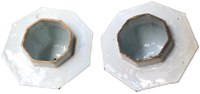 CİN HANEDAN KUTSAL ÇİFT VAZO 16 YÜZYIL 60 CM BOY KAPAKLI EL İŞİ BLUE WHITE J.G 56/15