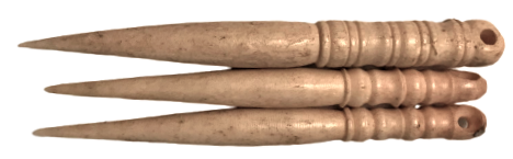  3 ADET EL YAPIM KEMİK ORJİNAL OSMANLI UÇKUR İĞNESİ